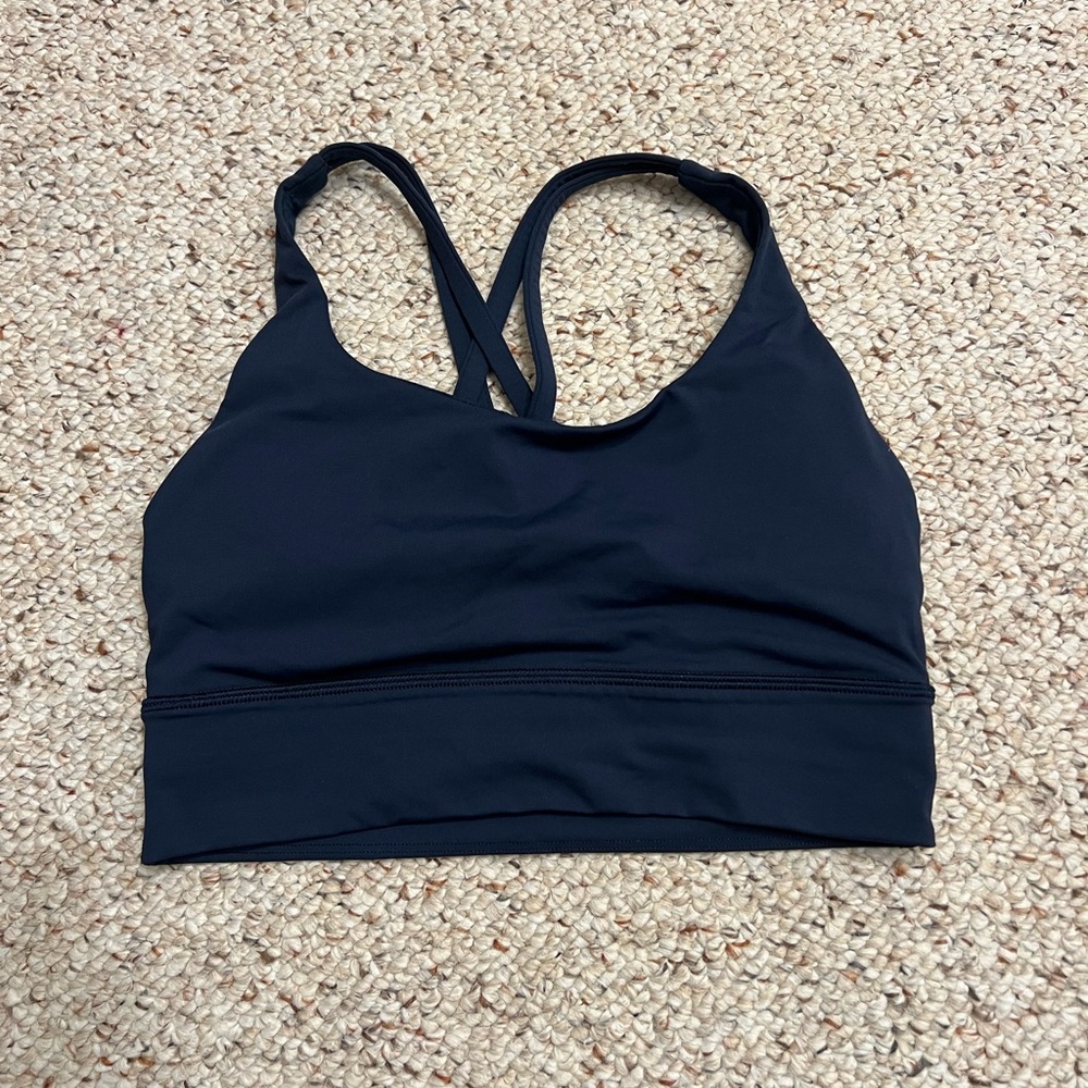 Lululemon Energy Longline Women's True Navy Sports Bra